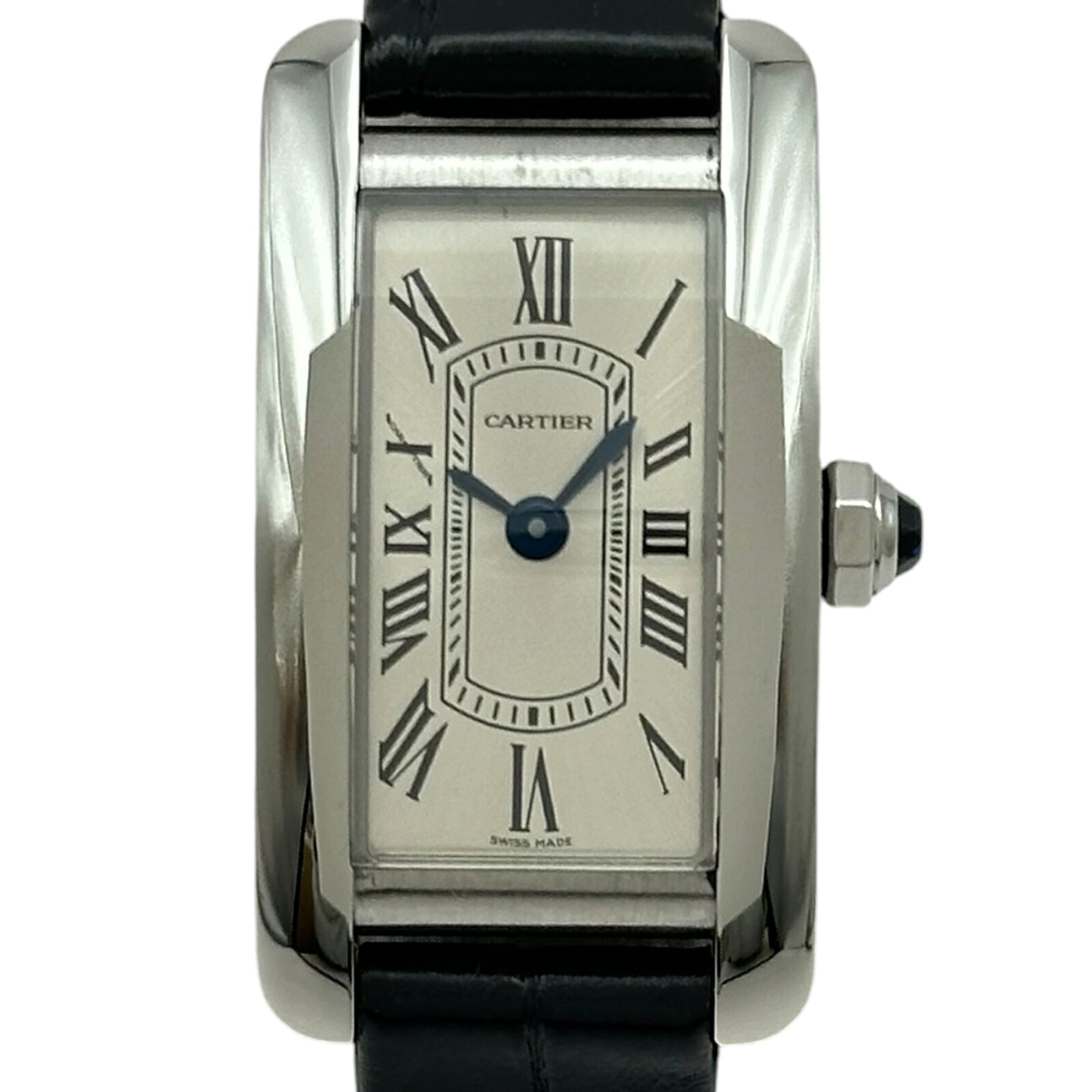 カルティエ Cartier 貯蔵タンク アメリカン ミニ WSTA0116 しろがね色 ステンレス鋼スチール写真 石英 レディース ウォッチ【中古】