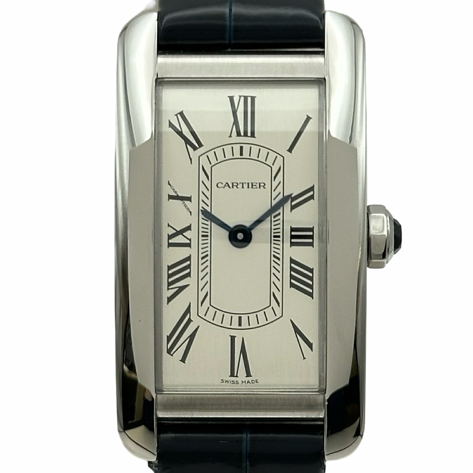 カルティエ Cartier 貯蔵タンク アメリカン SM WSTA0082 しろがね色 ステンレス鋼スチール写真 石英 レディース ウォッチ【中古】