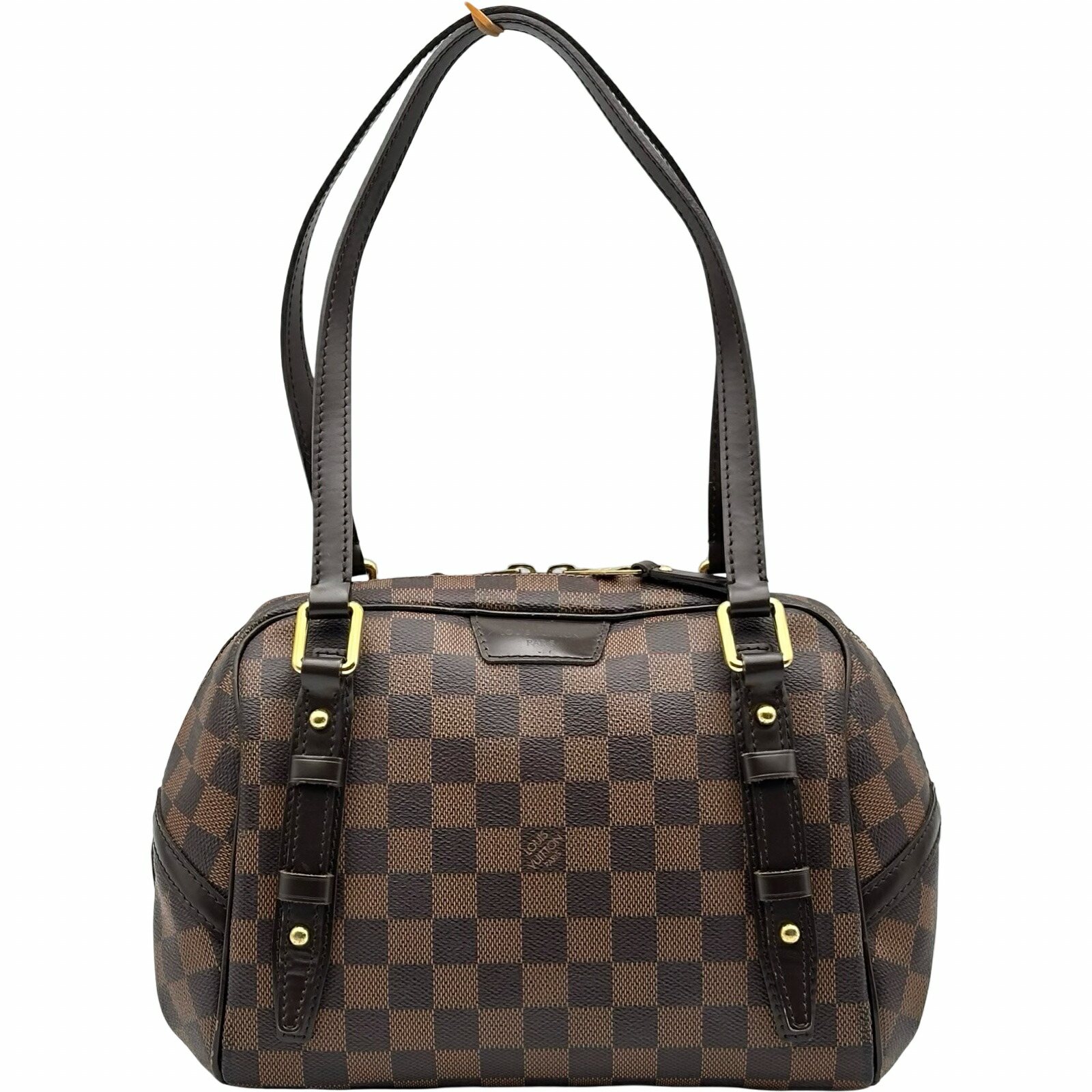 ルイ・ヴィトン LOUIS VUITTON リヴィントン PM N41157 赤銅色 ダミエ レディース ハンドバック【中古】