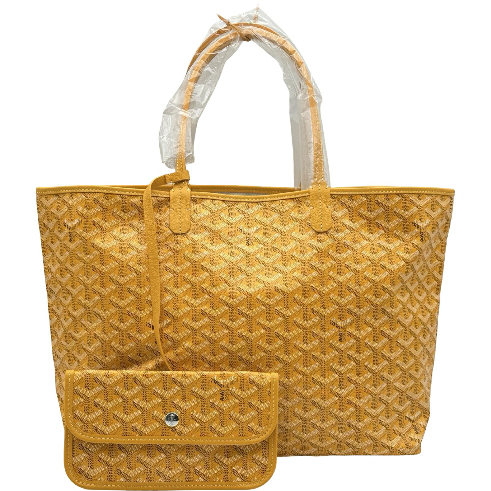 ゴヤール GOYARD サンルイPM 黄色 ゴヤールディンキャンバス ユニ一発やる トートバッグ【中古】