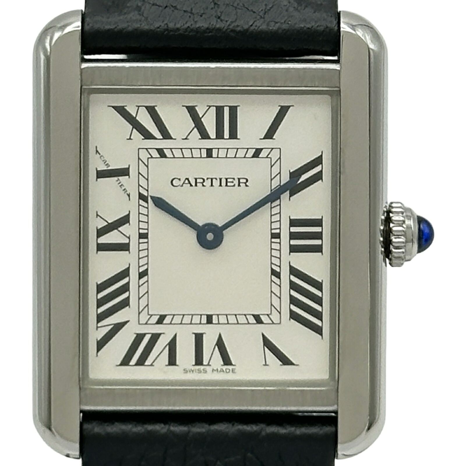 カルティエ Cartier 貯蔵タンク ソロ SM WSTA0030 しろがね色 ステンレス鋼スチール写真 石英 レディース ウォッチ【中古】