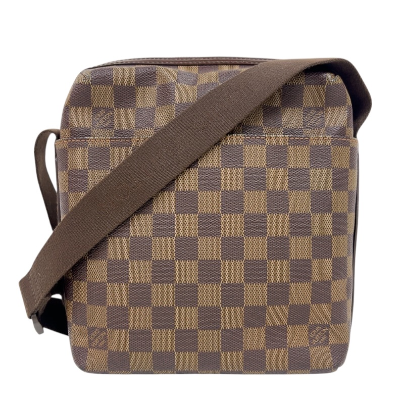 ルイ・ヴィトン LOUIS VUITTON トロター ボブール N41135 赤銅色 ダミエ レディース ショルダーバッグ【中古】