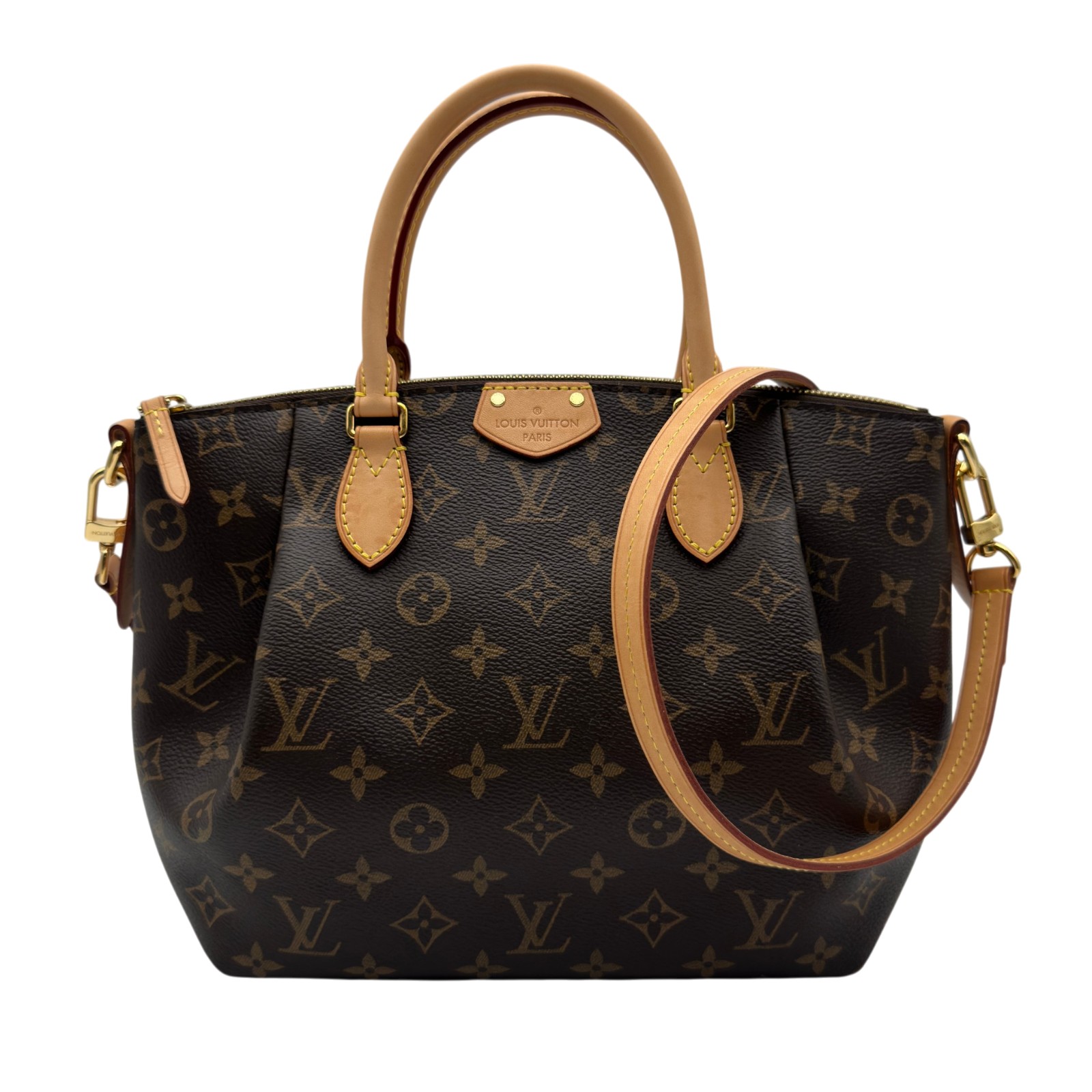ルイ・ヴィトン LOUIS VUITTON テュレン PM M48813 ブラウン モノグラム・レザー レディース ハンドバッグ【中古】｜OKURA（おお蔵）店