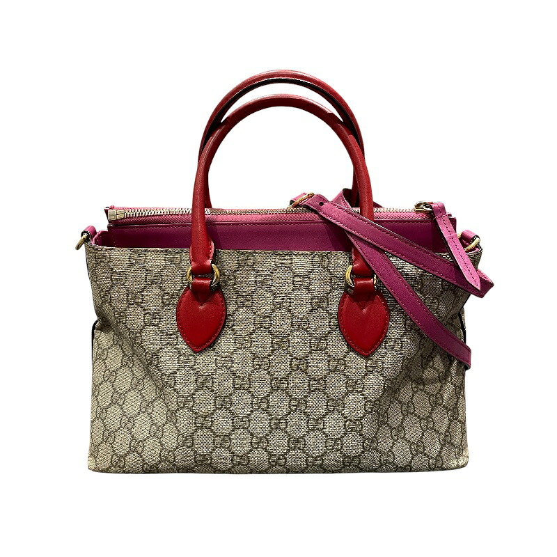 グッチ GUCCI GGスプリームハンドバッグ 409534 赤銅色 GGスプリームキャンバス/なめし革 レディース ハンドバック【中古】