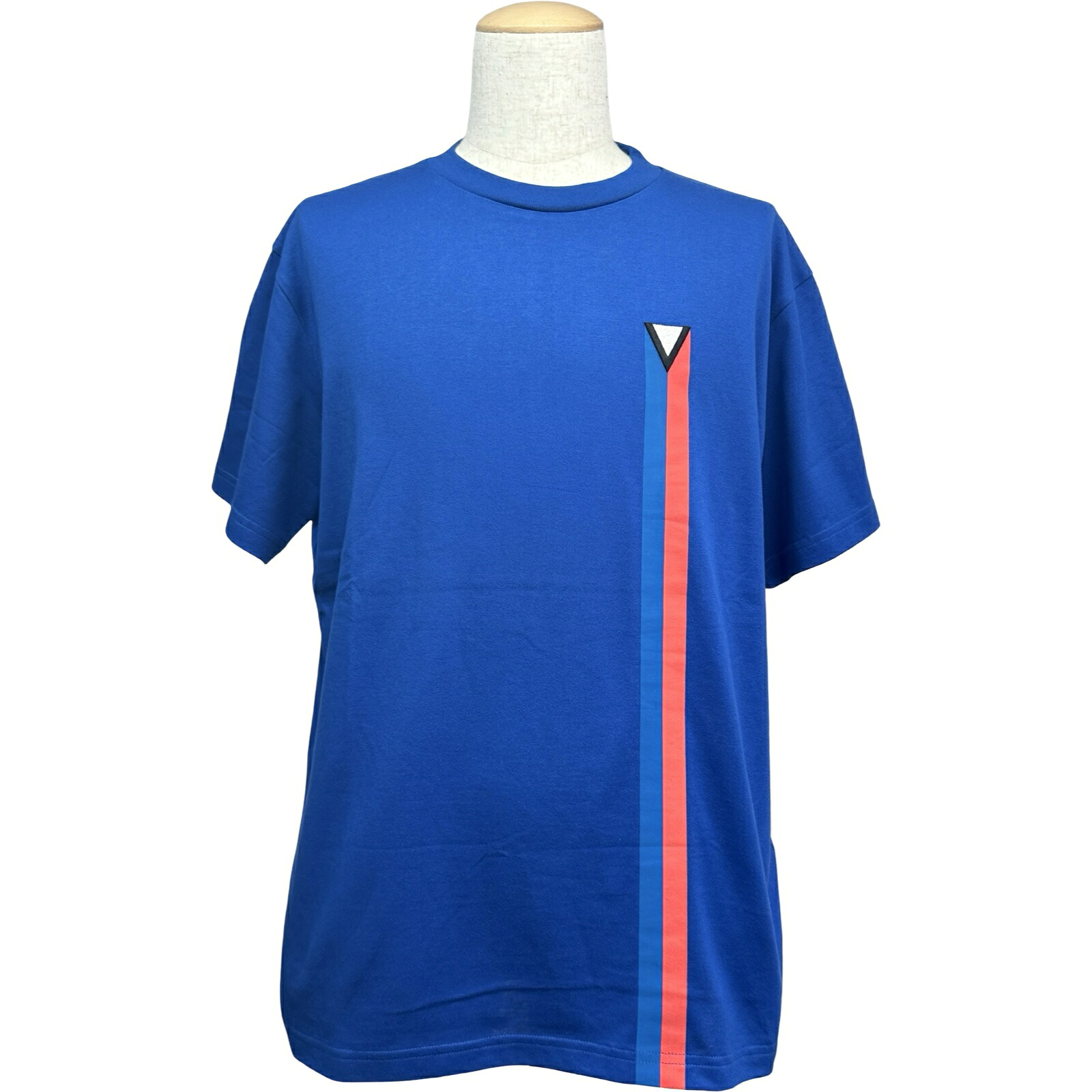 ルイ・ヴィトン LOUIS VUITTON Americas Cup ロゴタイプ半袖プルオーバー HRY59W 青色 綿織物 メンズ 半袖Ｔシャツ【中古】