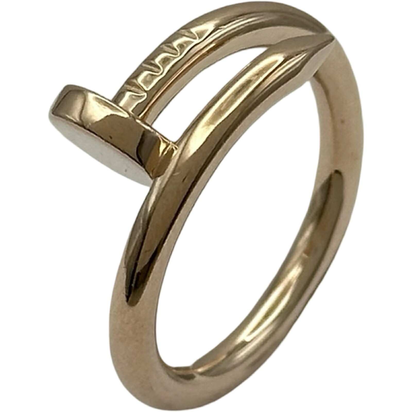 カルティエ Cartier ジュストアンクル 輪っか サクラ色ゴールド 金750 宝飾品【中古】