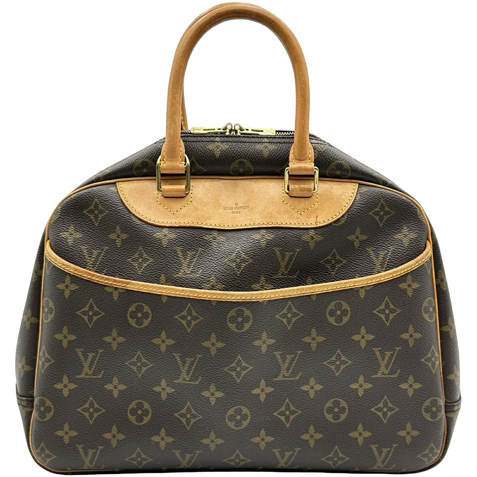 ルイ・ヴィトン LOUIS VUITTON ドーヴィル M47270 ブラウン モノグラムキャンバス レディース ハンドバッグ【中古】|OKURA(おお蔵)店