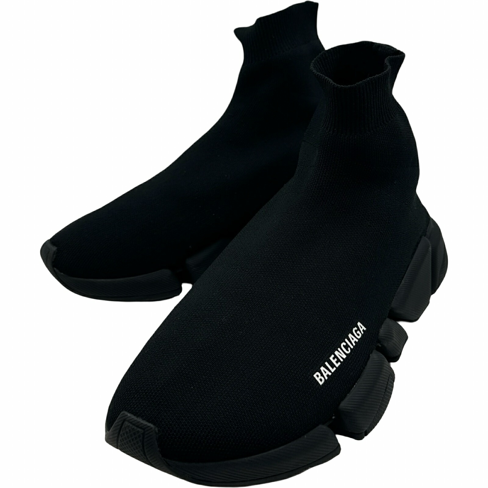 バレンシアガ BALENCIAGA スピードトレーナー ソックススニーカー ブラック ニット/ラバー メンズ スニーカー【中古】｜OKURA（おお蔵）店