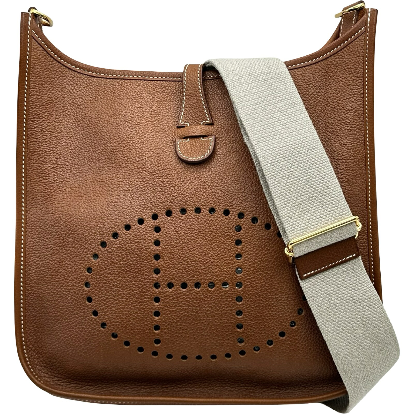 エルメス HERMES エヴリン3 PM B刻印 ゴールド ゴールド金具 フォーブ レディース ショルダーバッグ【中古】|OKURA(おお蔵)店