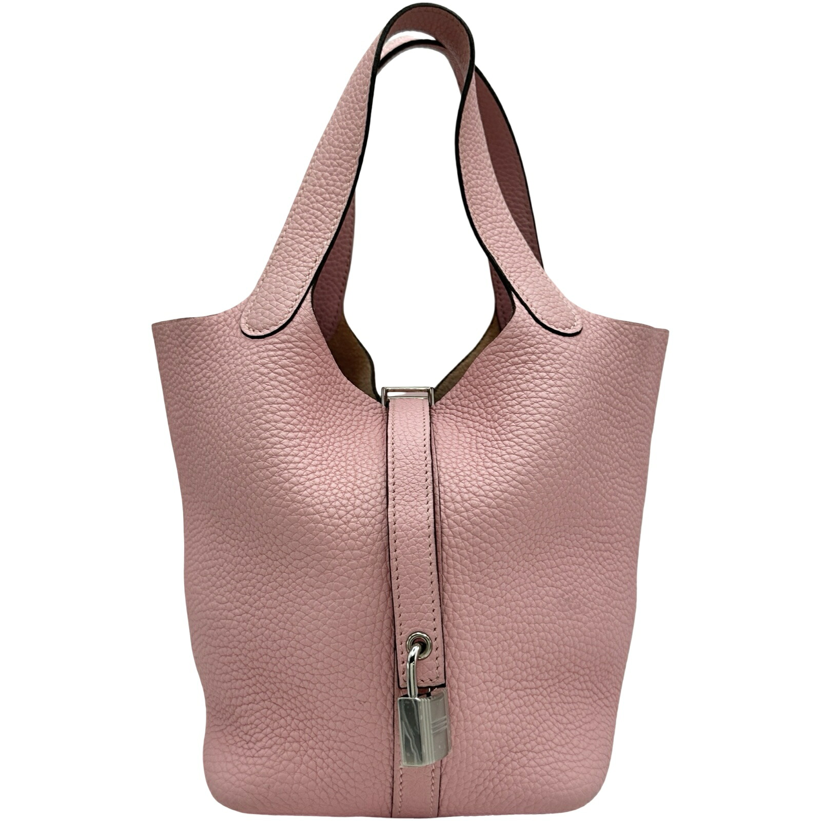 エルメス HERMES ピコタンロックPM Y刻印 ローズサクラ/シルバー金具 トリヨン レディース ハンドバッグ【中古】|OKURA(おお蔵)店