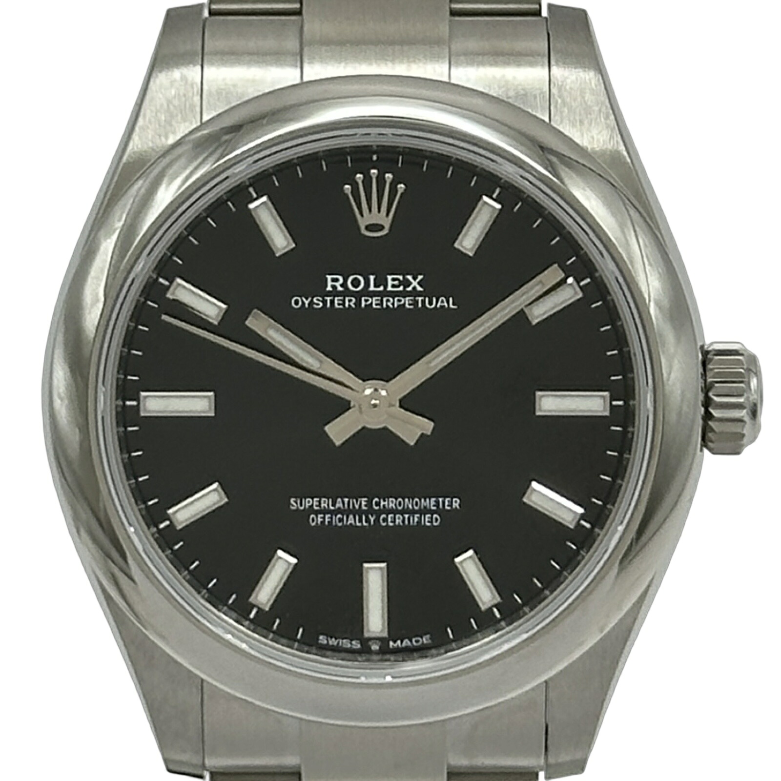 ロレックス ROLEX オイスターパーペチュアル31 277200 ブラック ステンレススチール 自動巻き レディース 腕時計【中古】｜OKURA（おお蔵）店