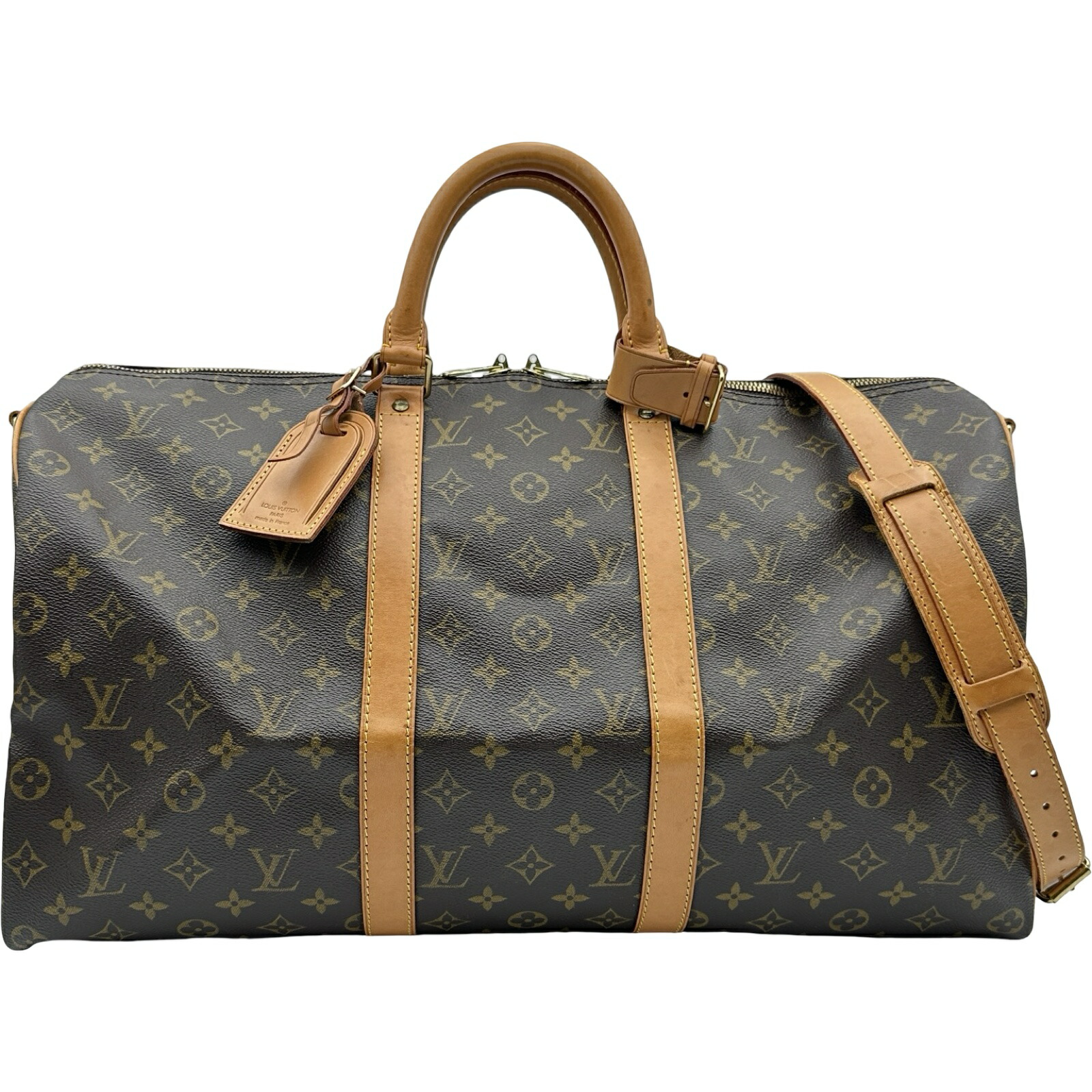 ルイ・ヴィトン LOUIS VUITTON キーポル・バンドリエール50 M41416 モノグラム ユニセックス ボストンバッグ【中古】|OKURA(おお蔵)店