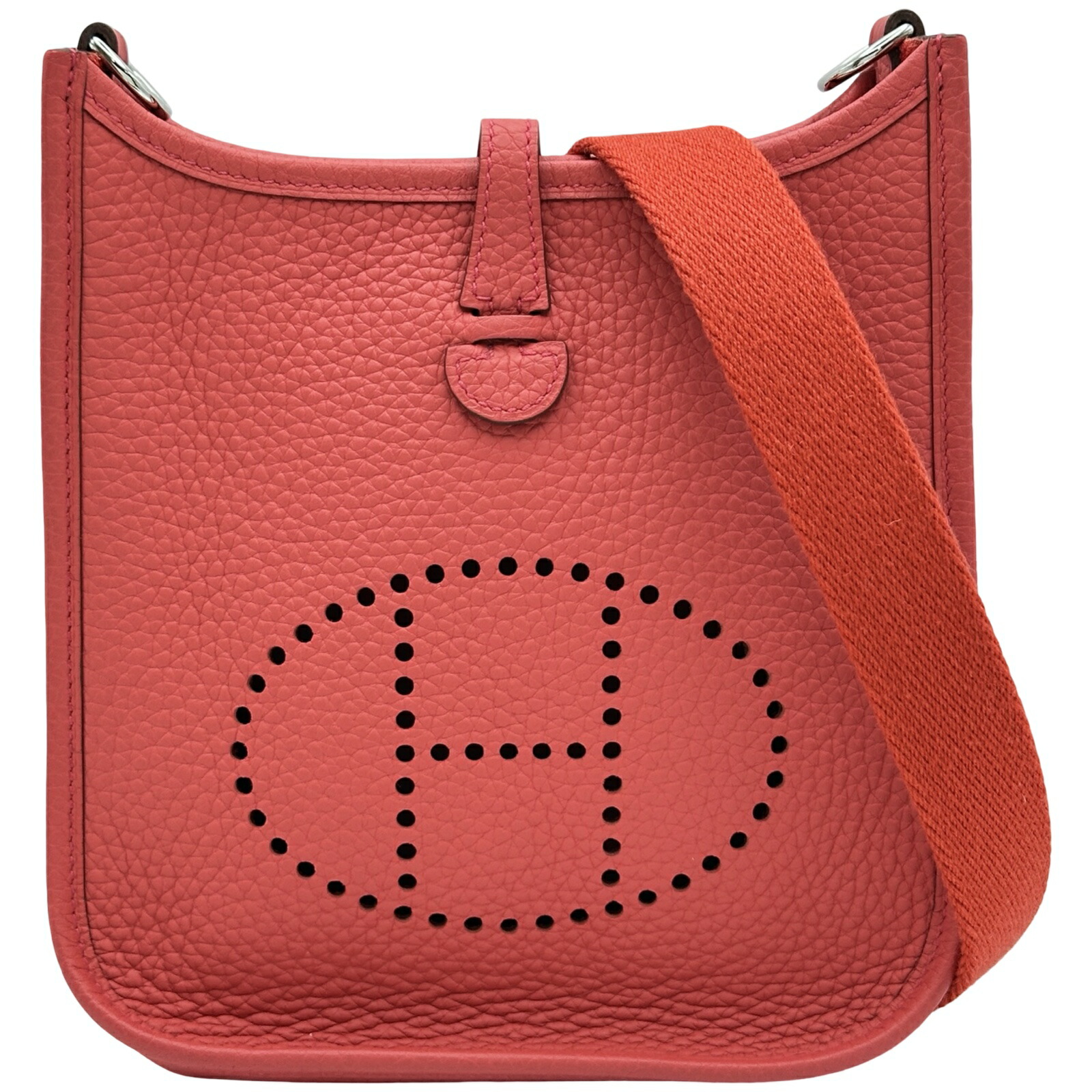 エルメス HERMES エヴリンTPM X刻印 (2016年製) ブーゲンビリア/シルバー金具 トリヨンクレマンス レディース ショルダーバッグ【中古】｜OKURA（おお蔵）店