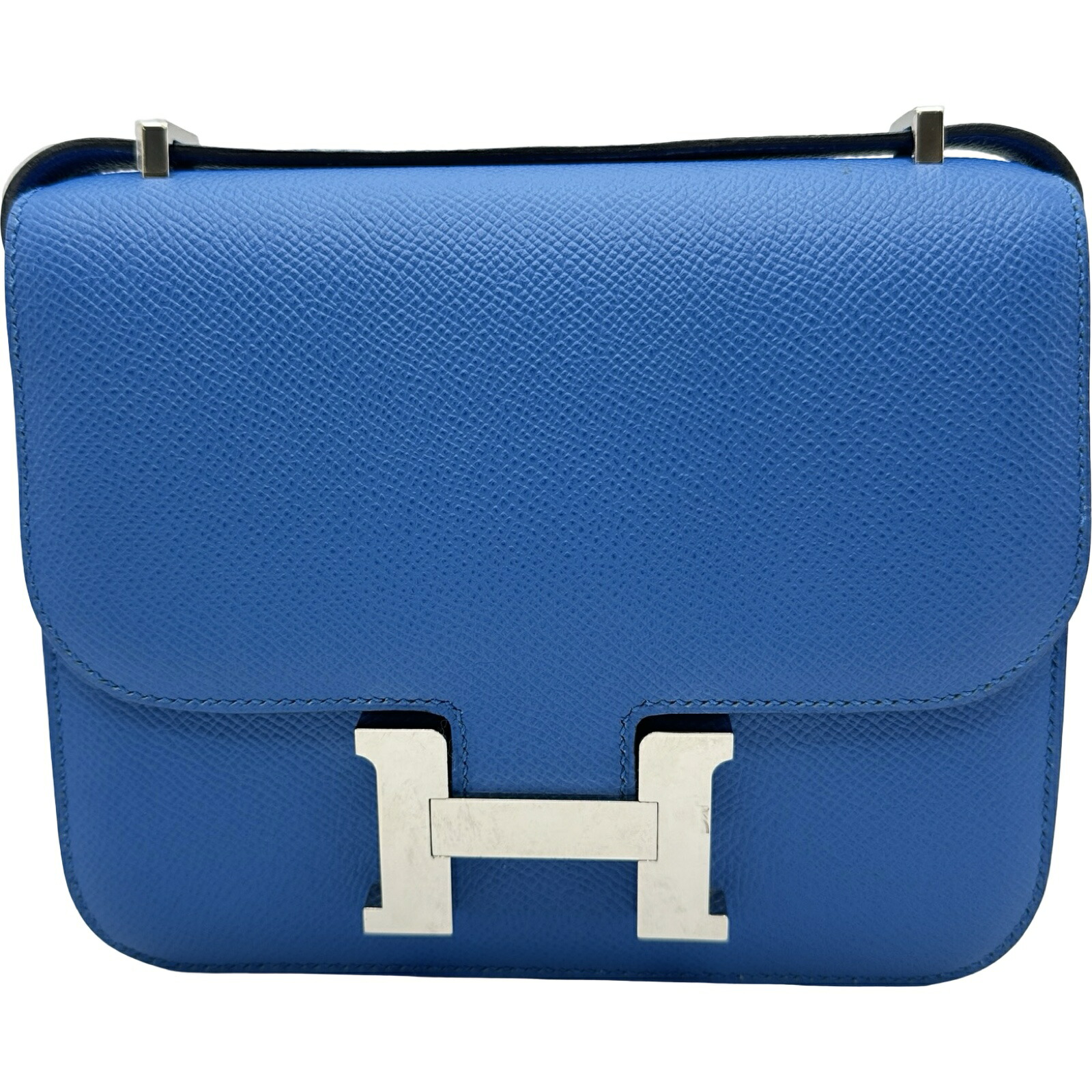 エルメス HERMES コンスタンスミニ C刻印 (2018年製) ブルーセリージュ シルバー金具 エプソン レディース ショルダーバッグ【中古】|OKURA(おお蔵)店