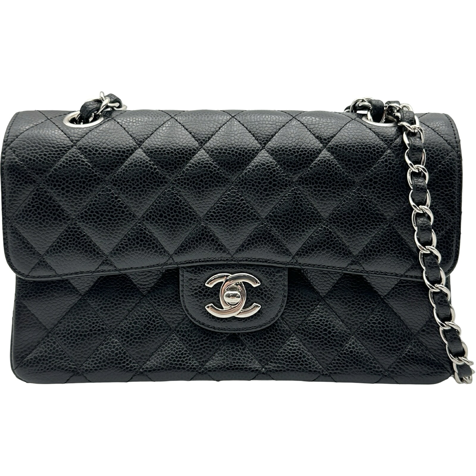 シャネル CHANEL マトラッセ23 A01113 13番台 ブラック ゴールド金具 キャビアスキン レディース ショルダーバッグ【中古】|OKURA(おお蔵)店