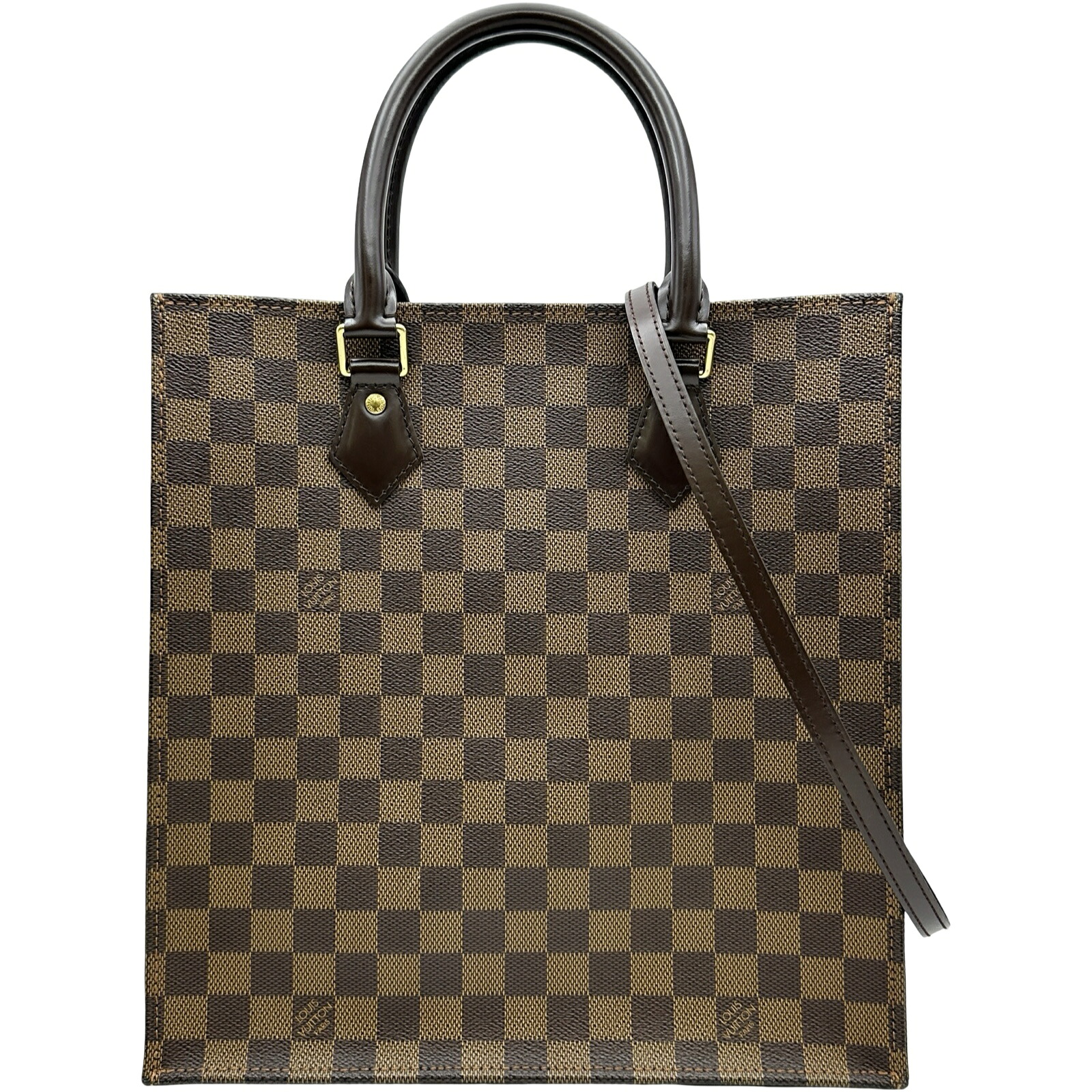 ルイ・ヴィトン LOUIS VUITTON サックプラPM N41226 ブラウン ダミエ・エベヌ レディース ハンドバッグ【中古】|OKURA(おお蔵)店
