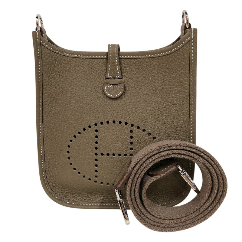 エルメス HERMES エブリンTPM K刻印　(2025年製) エトゥープ/シルバー金具 トリヨンクレマンス レディース ショルダーバッグ【中古】｜OKURA（おお蔵）店