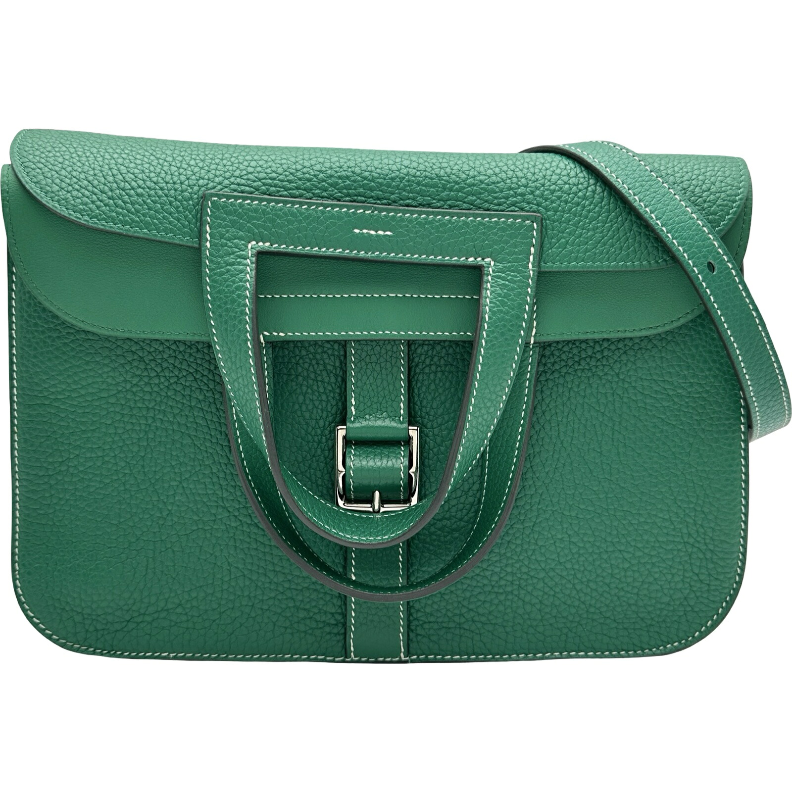 エルメス HERMES アルザン31 A刻印 ヴェールヴェルティゴ シルバー金具 トリヨン レディース ショルダーバッグ【中古】|OKURA(おお蔵)店