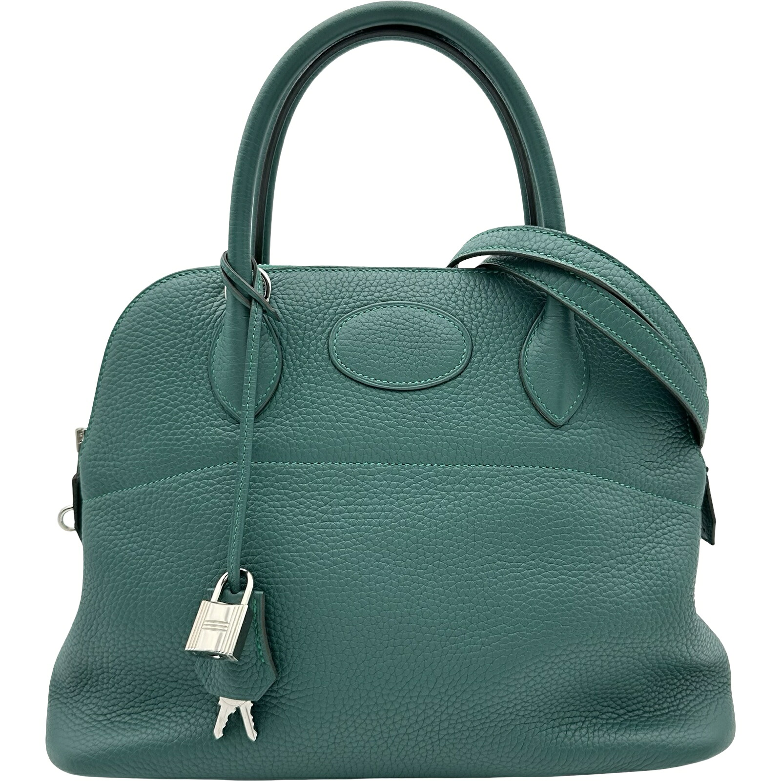 エルメス HERMES ボリード31 A刻印 マカライト シルバー金具 トリヨン レディース ショルダーバッグ【中古】|OKURA(おお蔵)店