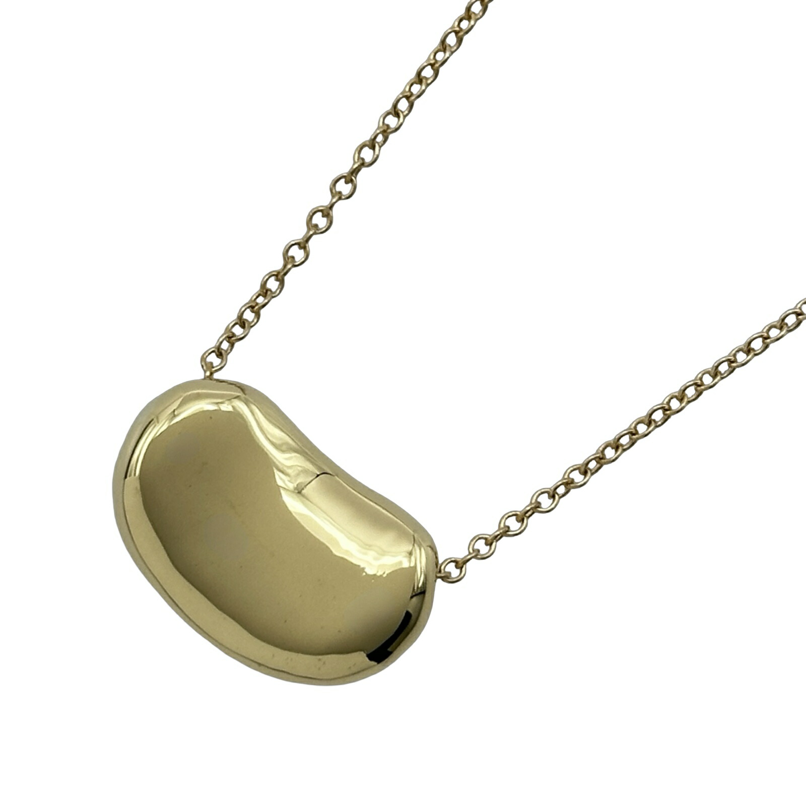 ティファニー TIFFANY&CO ビーンズネックレス ゴールド 18K ジュエリー【中古】|OKURA(おお蔵)店