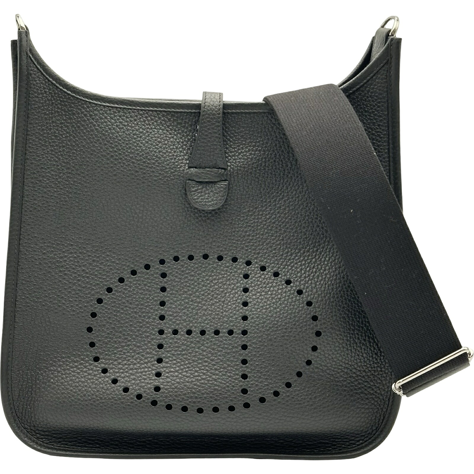 エルメス HERMES エヴリン3 PM K刻印 ブラック シルバー金具 トリヨン レディース ショルダーバッグ【中古】｜OKURA（おお蔵）店