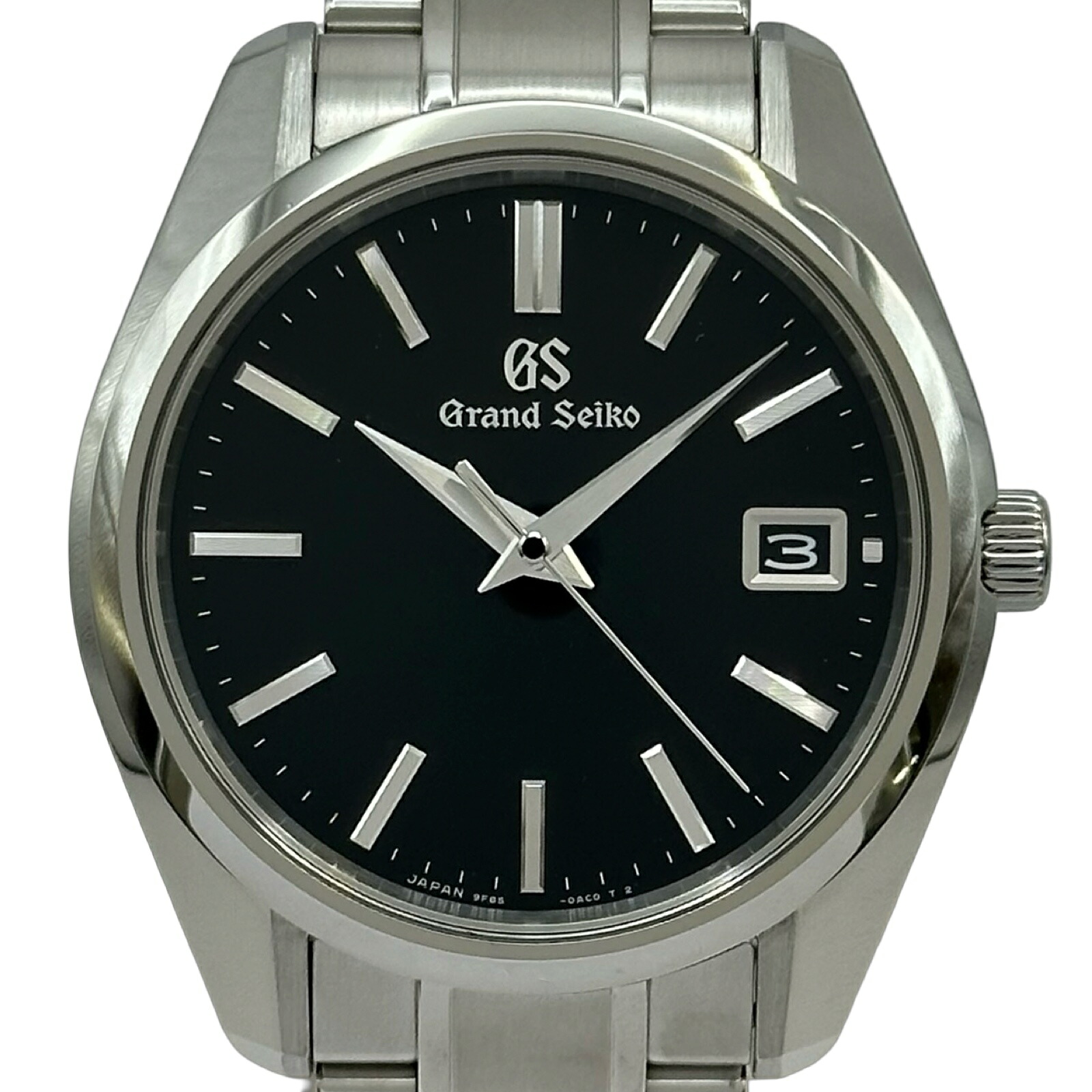 グランドセイコー Grand Seiko ヘリテージコレクション 9Fクォーツ SBGP003(9F85-0AD0) ブラック ステンレススチール クオーツ メンズ 腕時計【中古】｜OKURA（おお蔵）店