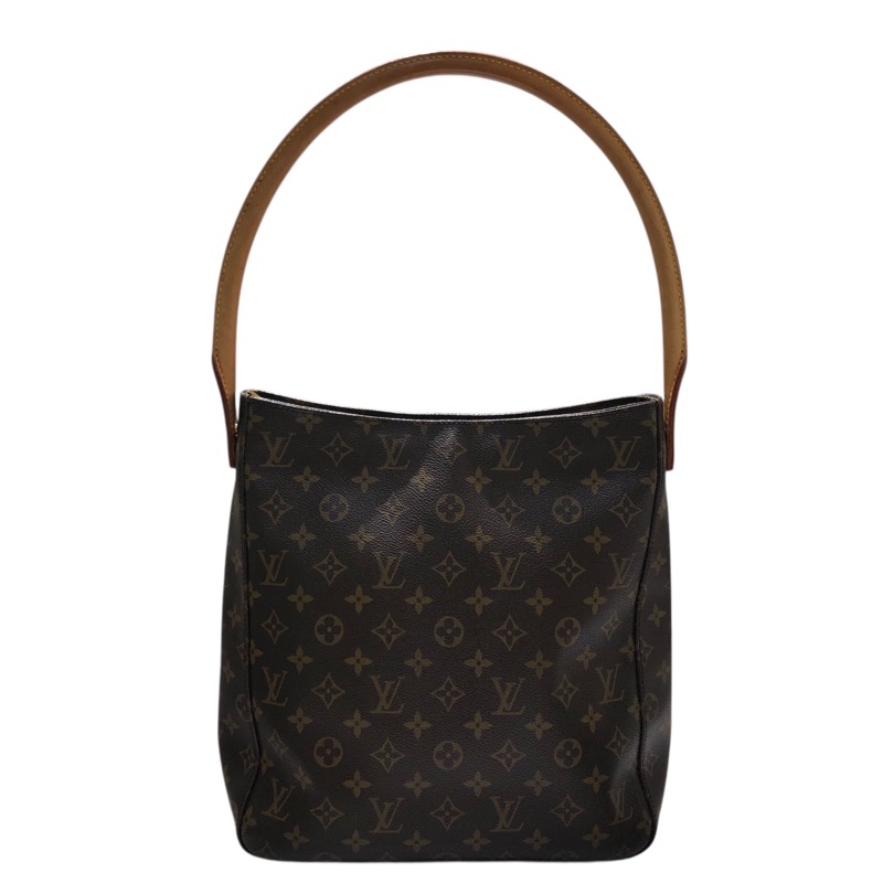ルイ・ヴィトン LOUIS VUITTON ルーピングGM M51145 ブラウン モノグラムキャンバス レディース ショルダーバッグ【中古】|OKURA(おお蔵)店