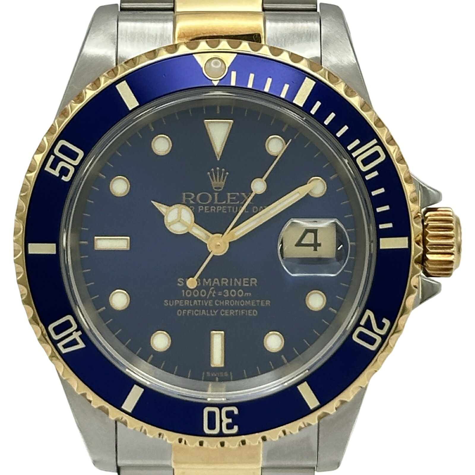 ロレックス ROLEX サブマリーナ 16613LB ブルー ゴールド/ステンレススチール 自動巻き メンズ 腕時計【中古】|OKURA(おお蔵)店
