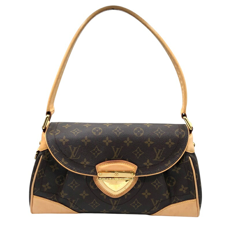 ルイ・ヴィトン LOUIS VUITTON ビバリーMM M40121 ブラウン モノグラム・キャンバス レディース ショルダーバッグ【中古】|OKURA(おお蔵)店