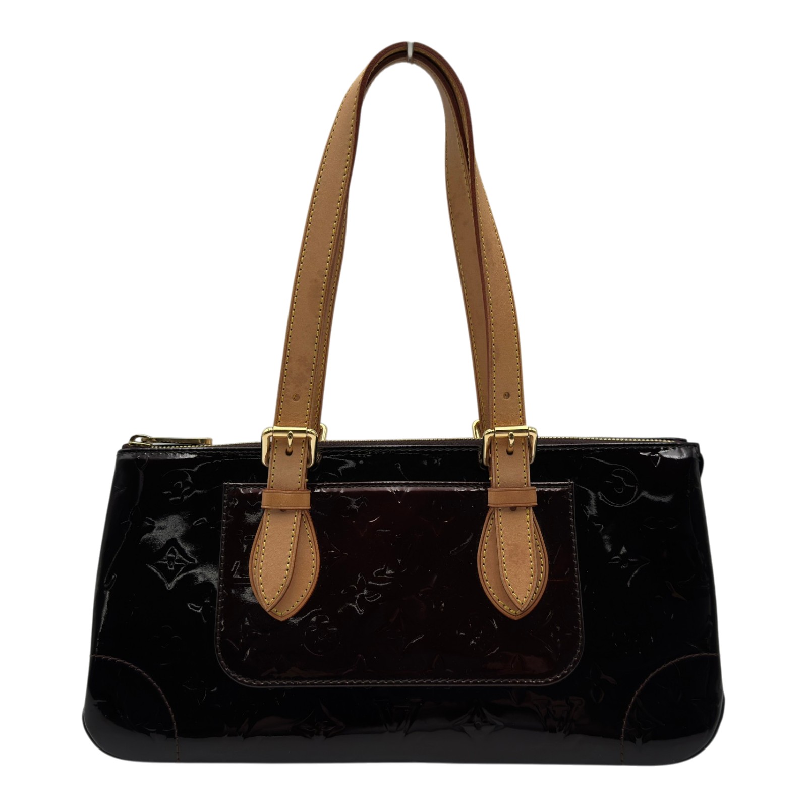 ルイ・ヴィトン LOUIS VUITTON ローズウッド・アヴェニュー M93510 アマラント モノグラムヴェルニ/レザー レディース ショルダーバッグ【中古】｜OKURA（おお蔵）店
