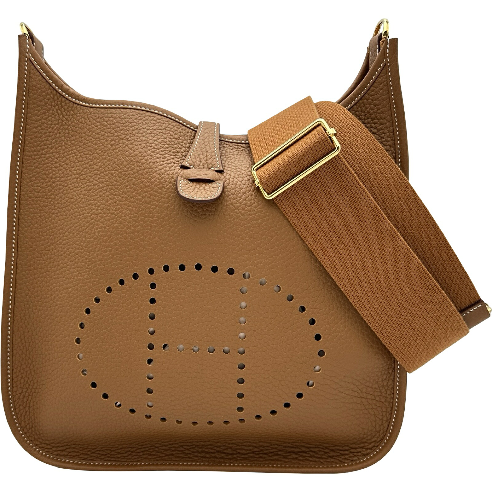 エルメス HERMES エヴリン3PM K刻印 ゴールド ゴールド金具 トリヨン レディース ショルダーバッグ【中古】|OKURA(おお蔵)店
