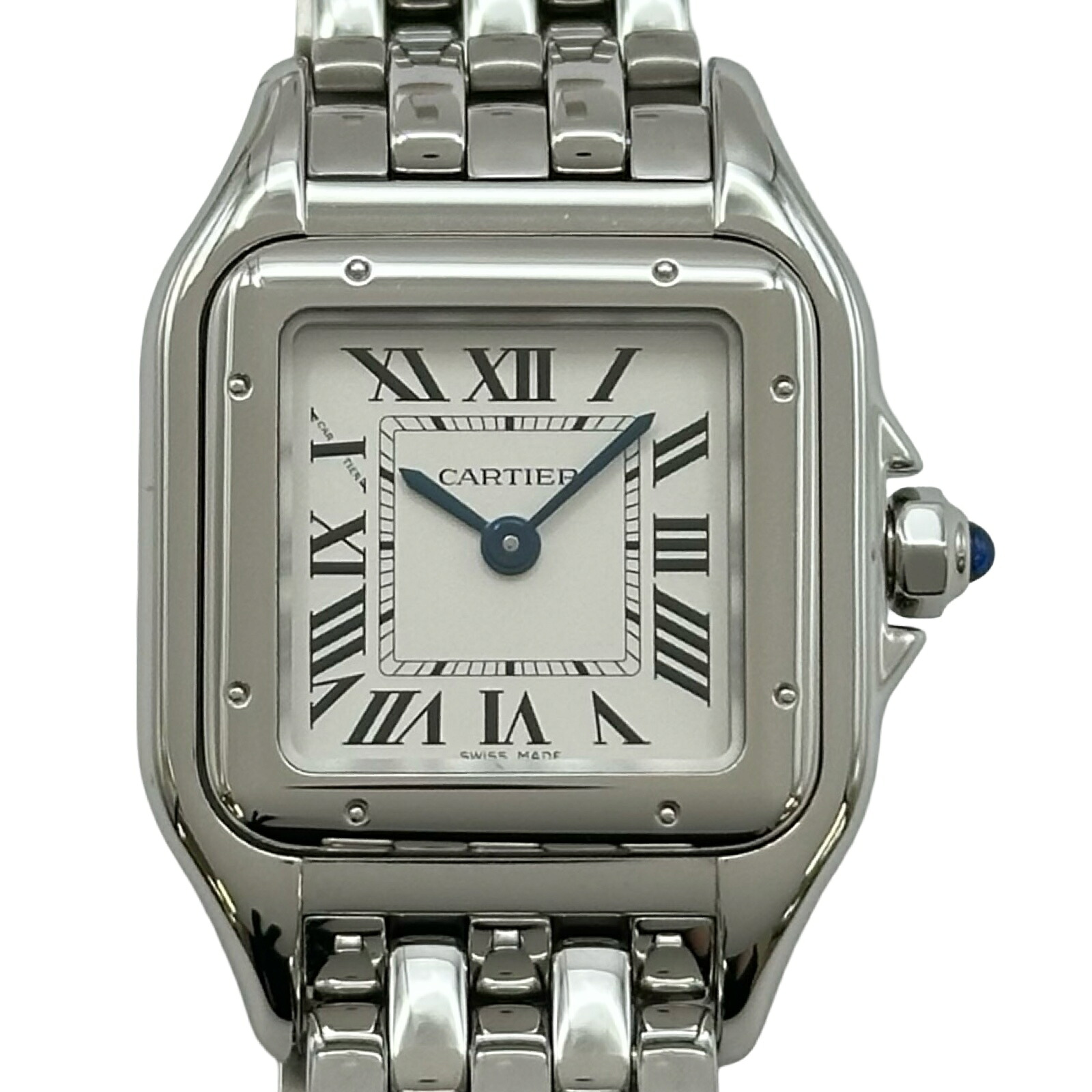 カルティエ Cartier パンテール ドゥ カルティエ SM WSPN0013 シルバー ステンレススチール クオーツ レディース 腕時計【中古】｜OKURA（おお蔵）店