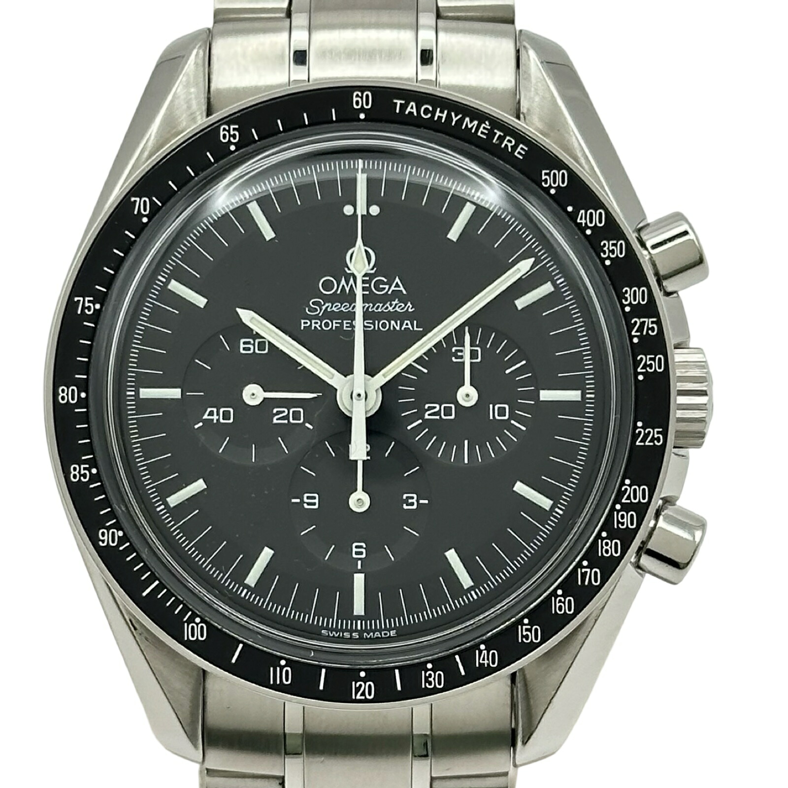 オメガ OMEGA スピードマスター ムーンウォッチ プロフェッショナル 3573.50 ブラック ステンレススチール 手巻き メンズ 腕時計【中古】|OKURA(おお蔵)店