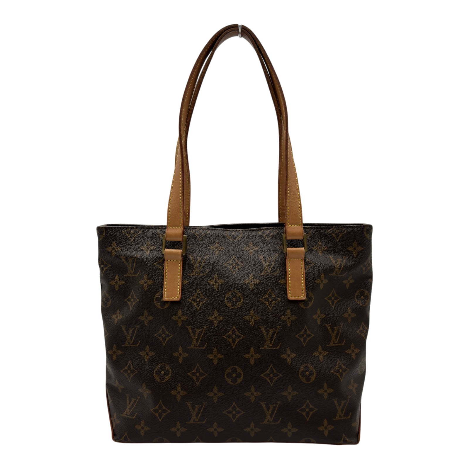 ルイ・ヴィトン LOUIS VUITTON カバ・ピアノ M51148 ブラウン モノグラム/レザー レディース トートバッグ【中古】｜OKURA（おお蔵）店