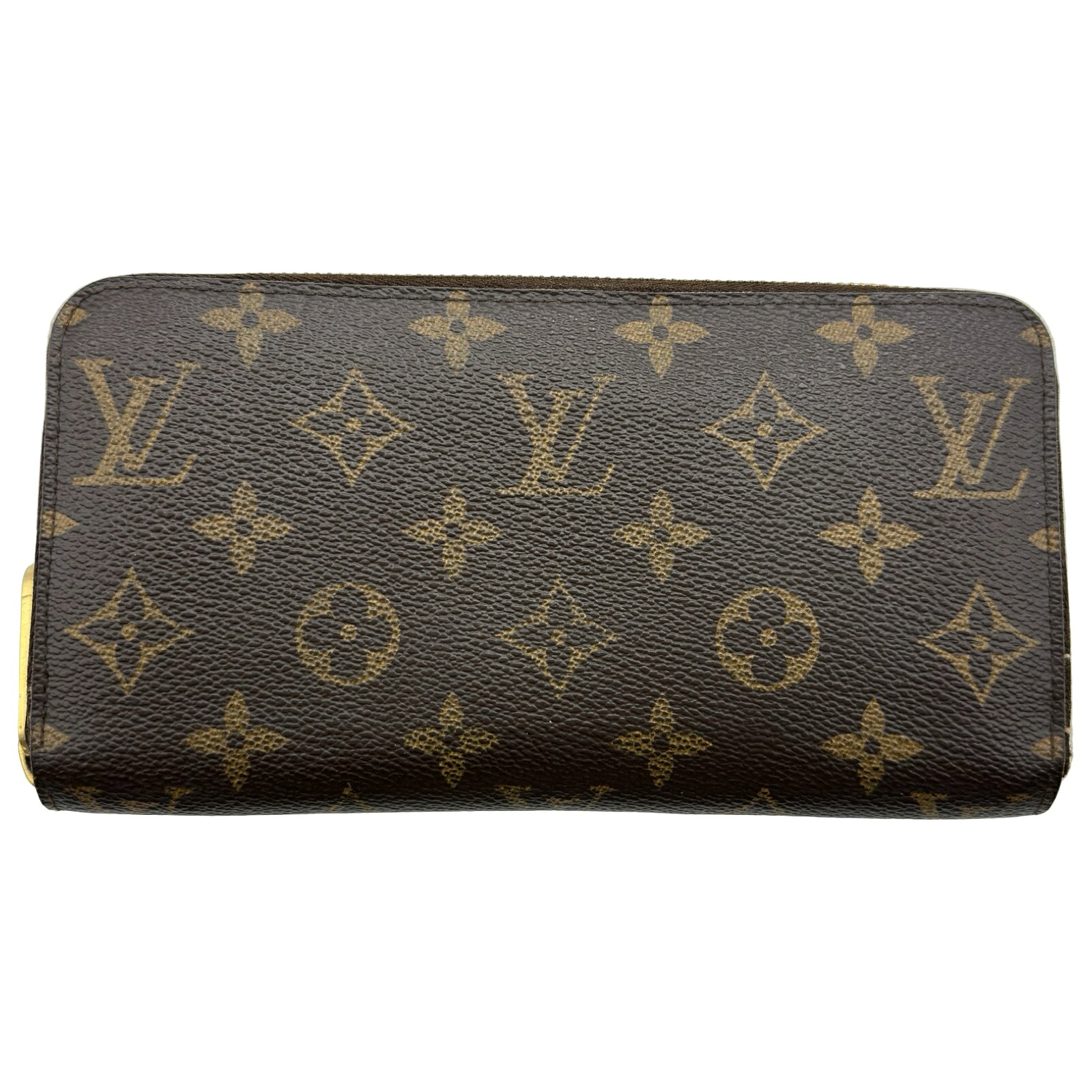 ルイ・ヴィトン LOUIS VUITTON ジッピー・ウォレット M60017 ブラウン モノグラムキャンバス レディース 長財布【中古】｜OKURA（おお蔵）店