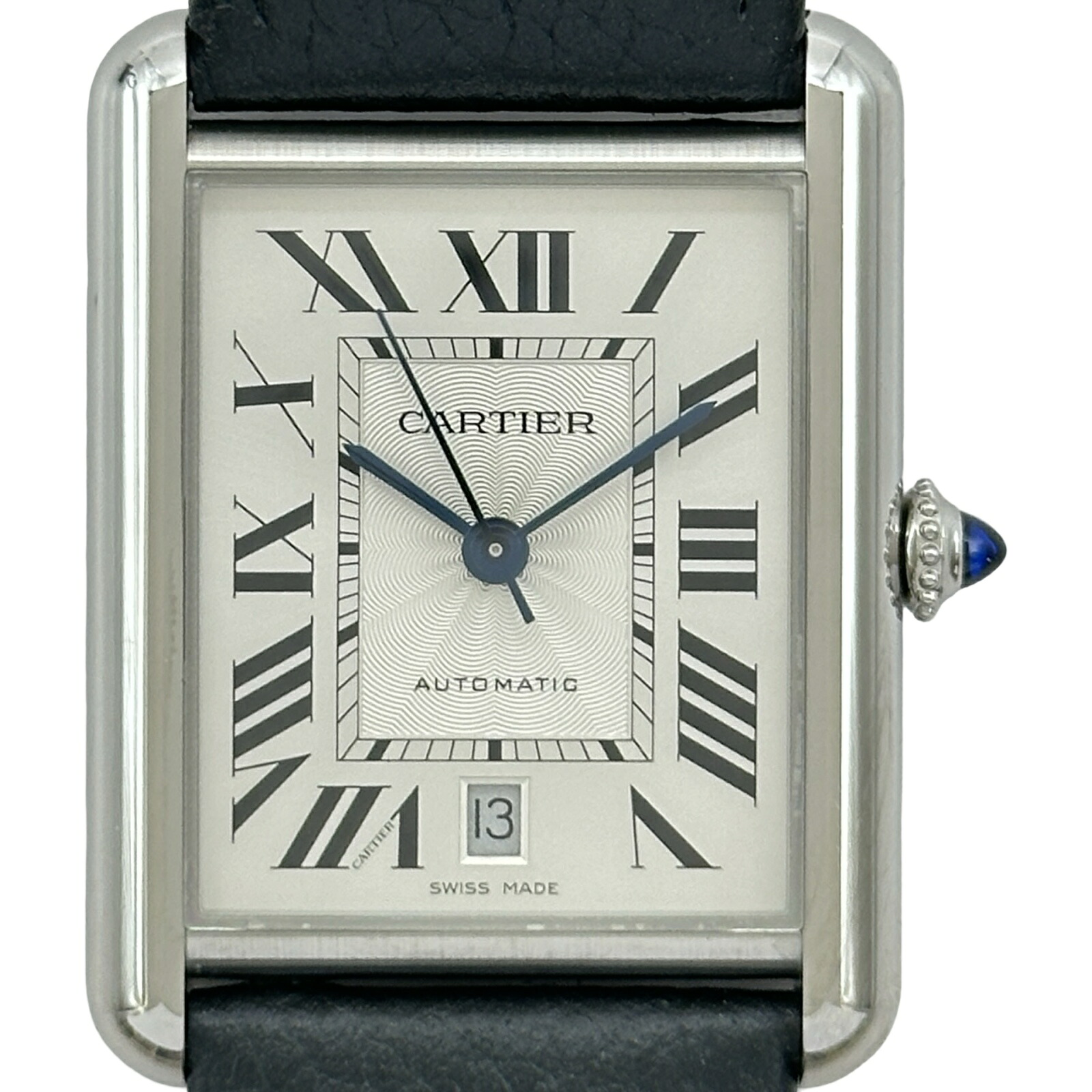 カルティエ Cartier タンク マスト XL WSTA0040 シルバー ステンレススチール 自動巻き メンズ 腕時計【中古】｜OKURA（おお蔵）店