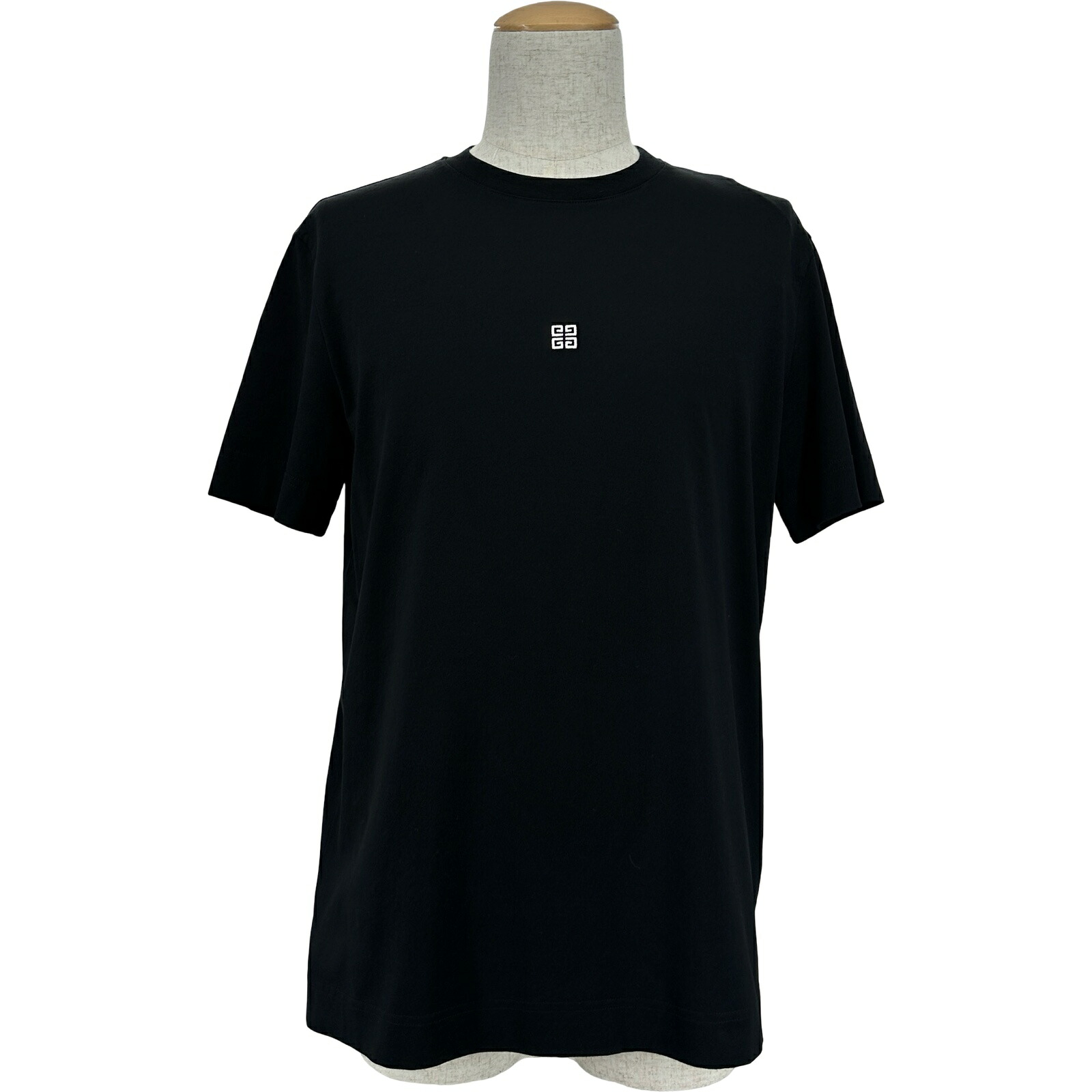ジバンシィ GIVENCHY フロント刺・墸半袖Tシャツ BM716G3YCD ブラック コットン メンズ 半袖Tシャツ【中古】|OKURA(おお蔵)店