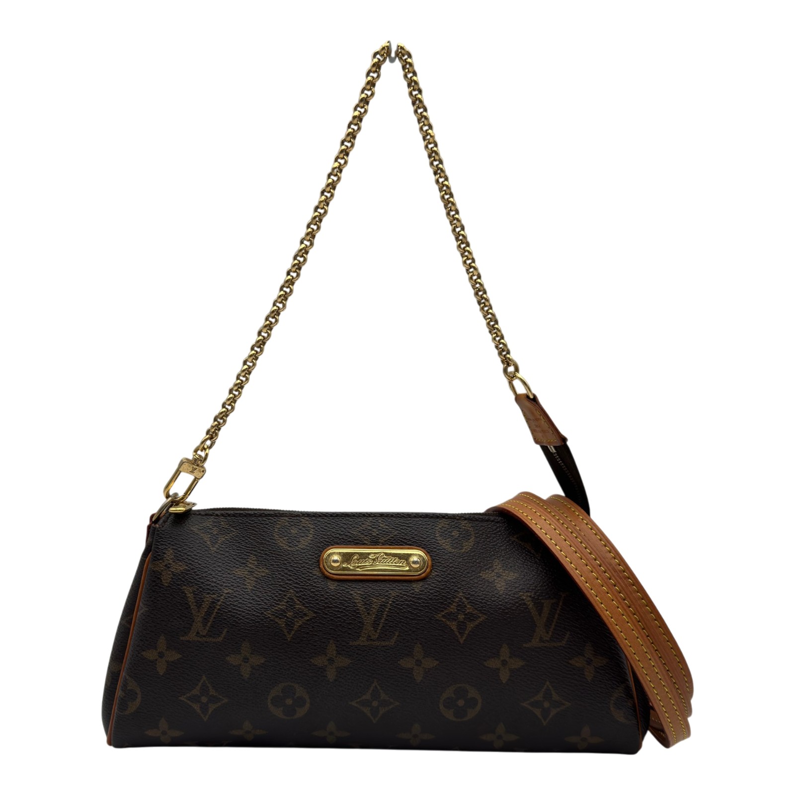 ルイ・ヴィトン LOUIS VUITTON エヴァ M95567 ブラウン モノグラム/レザー レディース ショルダーバッグ【中古】｜OKURA（おお蔵）店