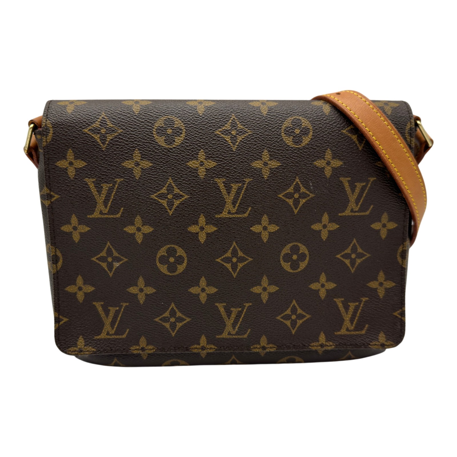 ルイ・ヴィトン LOUIS VUITTON ミュゼット・タンゴ ショート M51257 ブラウン モノグラム/レザー レディース ショルダーバッグ【中古】|OKURA(おお蔵)店