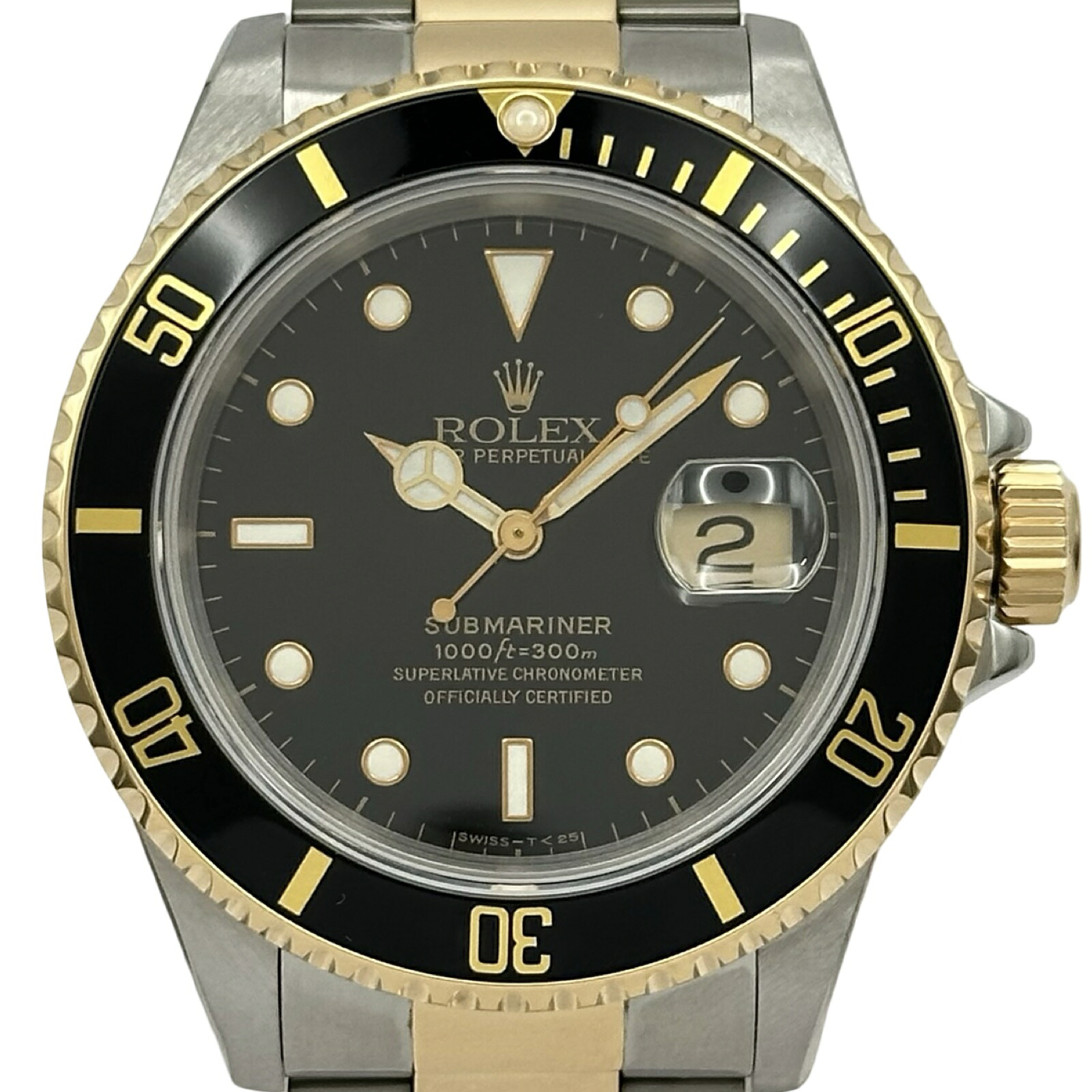ロレックス ROLEX サブマリーナ 16613 ブラック ゴールド/ステンレススチール 自動巻き メンズ 腕時計【中古】|OKURA(おお蔵)店
