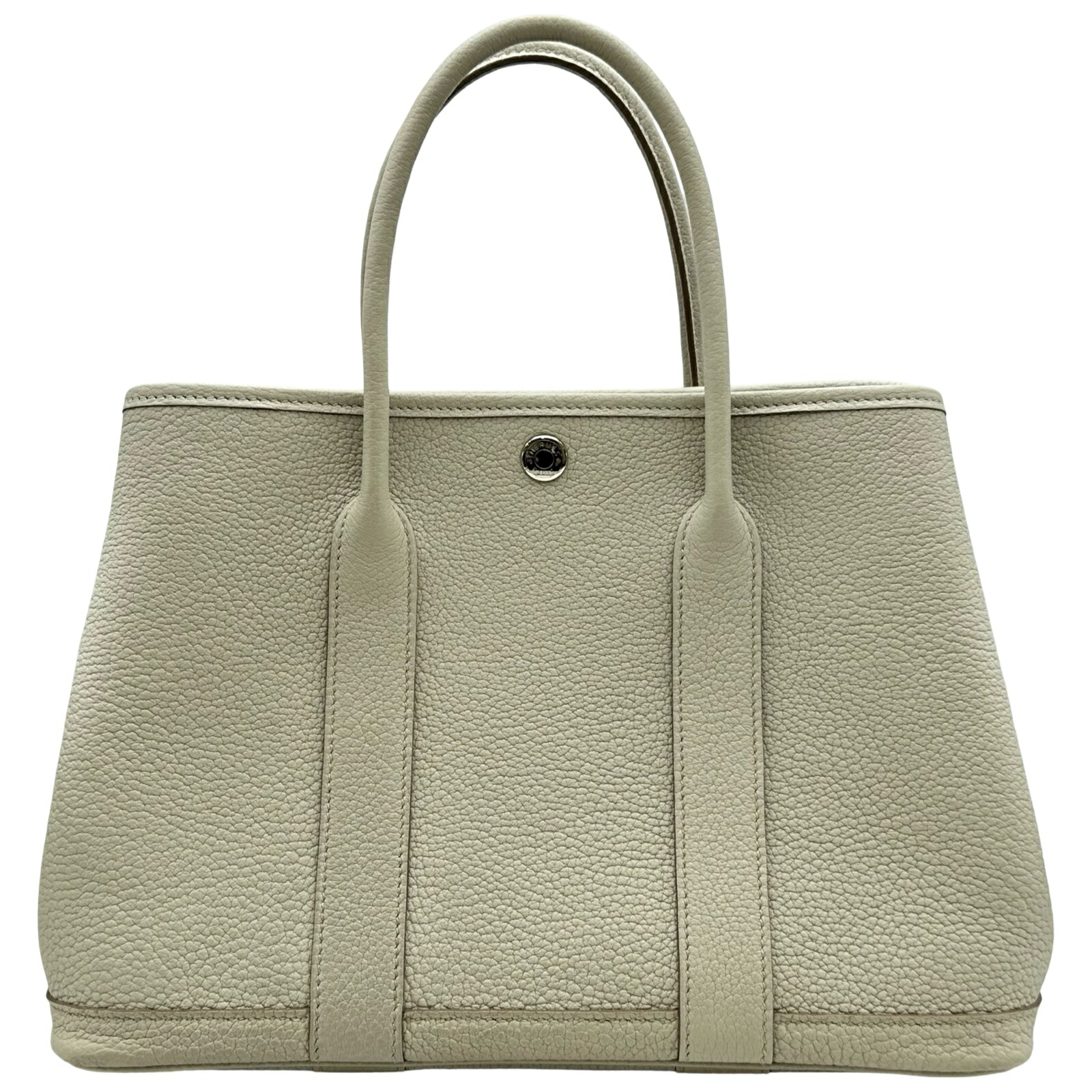 エルメス HERMES ガーデンパーティTPM W刻印 べトン シルバー金具 ネゴンダ レディース ハンドバッグ【中古】|OKURA(おお蔵)店