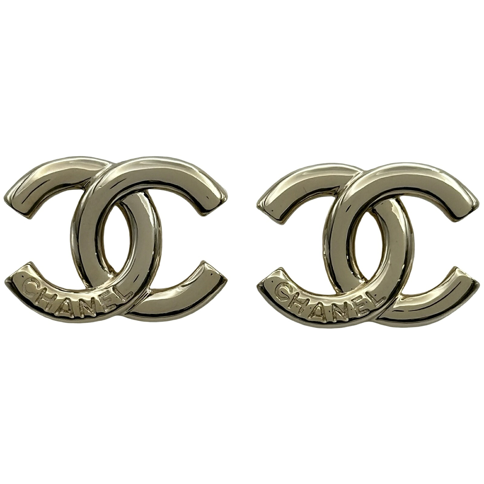 シャネル CHANEL ココマーク ピアス シャンパンゴールド メタル アクセサリー【中古】｜OKURA（おお蔵）店