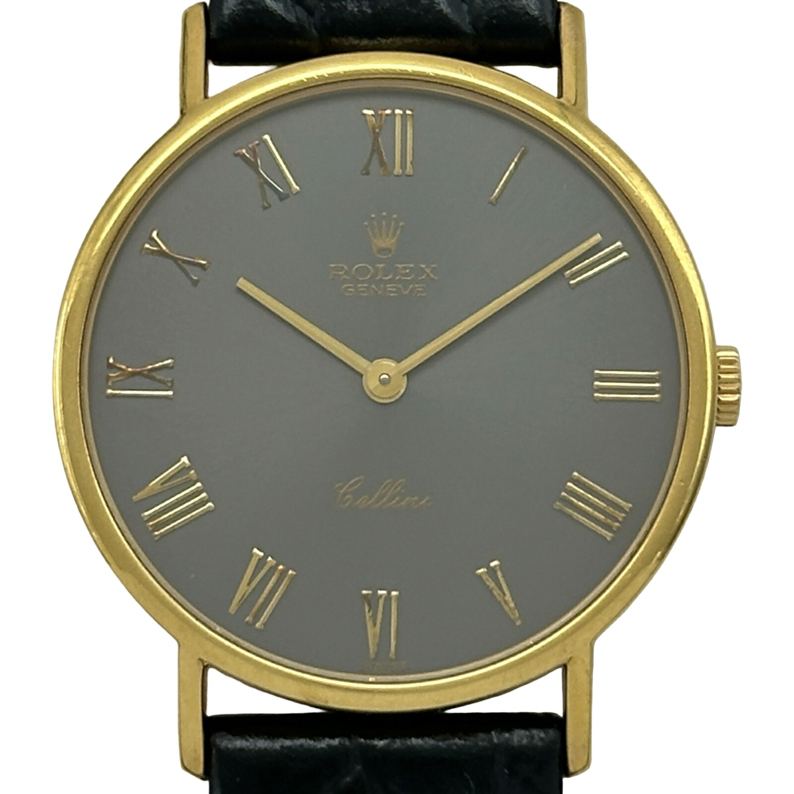 ロレックス ROLEX チェリーニ 5112 グレー ゴールド 手巻き レディース 腕時計【中古】|OKURA(おお蔵)店