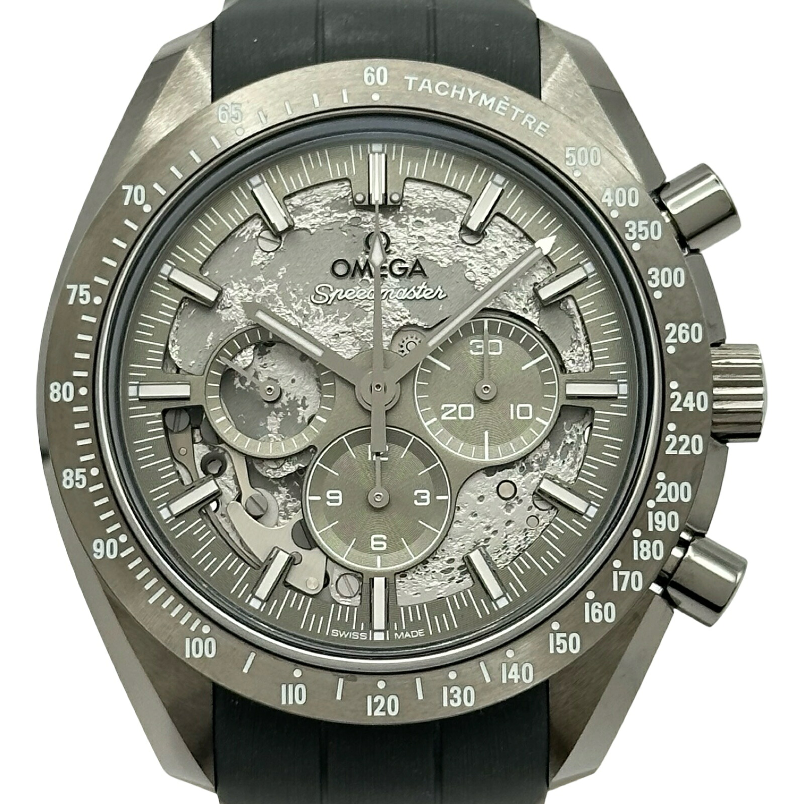 オメガ OMEGA スピードマスター ダーク サイド オブ ザ ムーン 310.92.44.50.06.002 グレー セラミック 手巻き メンズ 腕時計【中古】｜OKURA（おお蔵）店