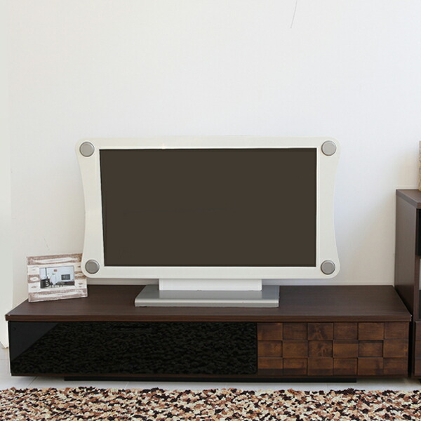 【10%OFFクーポン配布中】 テレビ台 TVボード ローボード 北欧 完成品 幅160 木製 引き出し ガラス 160cm AVラック 日本製 ブラウン ブラック モダン シンプル｜グリーンファクトリー