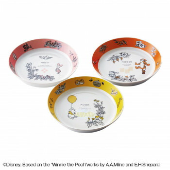 楽天市場】【送料無料】【D-WP25 くまのプーさん トリオカレー皿