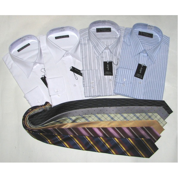 絶対一番安い メンズビジネス10点福袋 ワイシャツ4枚 ネクタイ6点 1週間コーディネート Llサイズ 10点お得セット 格安即決 Www Mundotour Cl