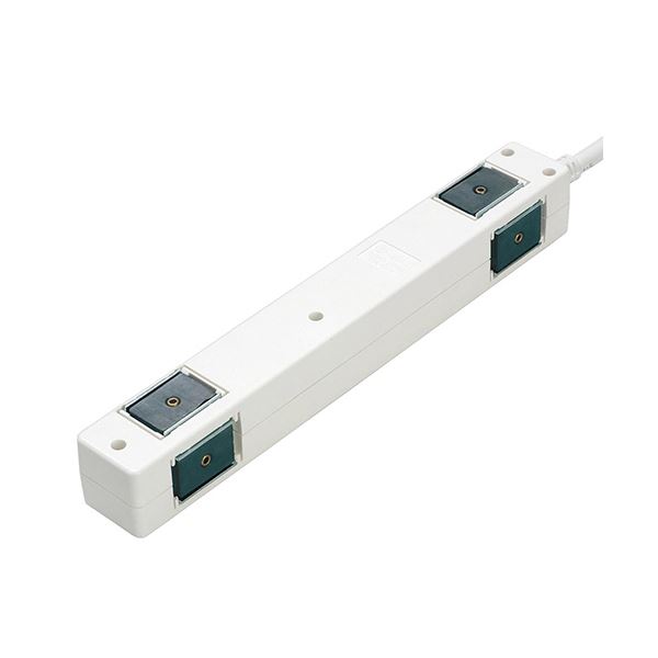 まとめ ヤザワ 3Pマグネットタップ 6個口2m Y02JKP602WH 1個 白