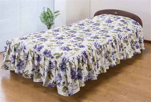 楽天市場】手編みレース・クロシェットのベッドカバー・アイボリー