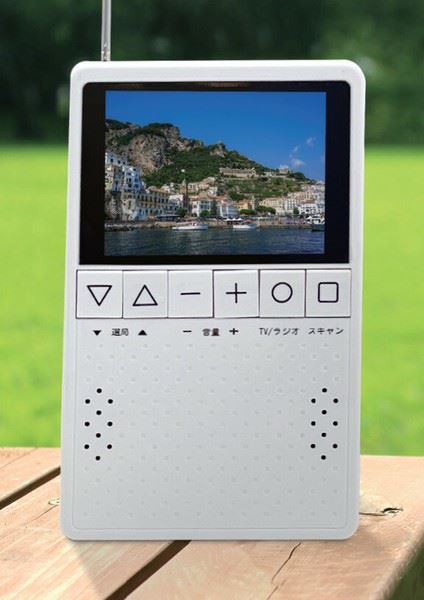 YAZAWA 4.3インチ ワンセグTV (TV03BK) YAZAWA 4.3インチディスプレイ